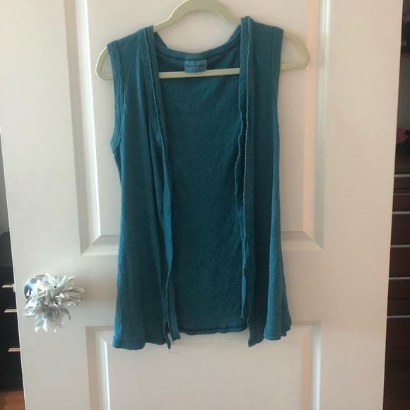 Michael Stars Wrap Green Tie Tunic - Picture 9 of 16